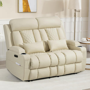 Zero Wall Hugger Power Reclining Sofa Set with Adjustable Headrest