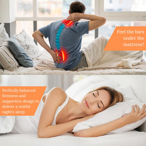 Foldable Bunkie Board with Breathable Mattress Support