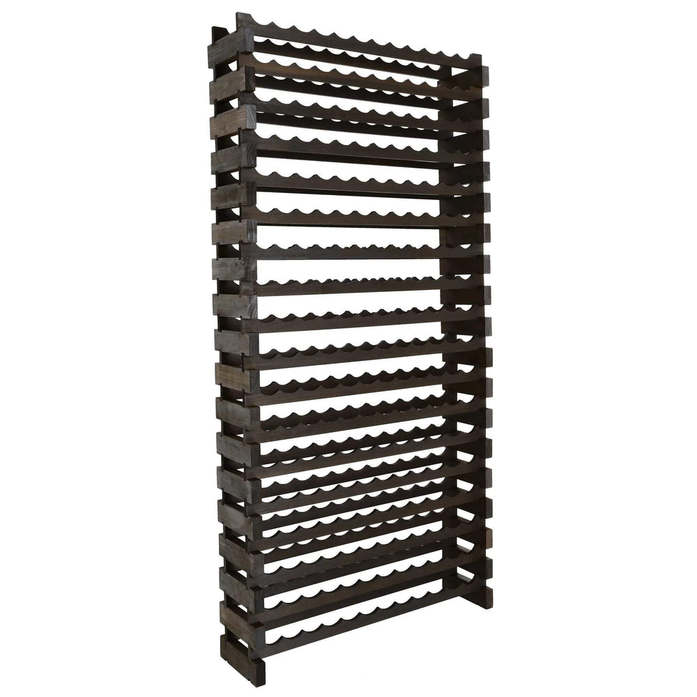 216-Bottle Freestanding Wood Wine Rack