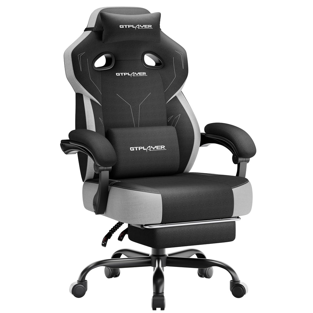 Big & Tall Gaming Chair with Footrest & Recliner