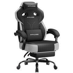 Big & Tall Gaming Chair with Footrest & Recliner