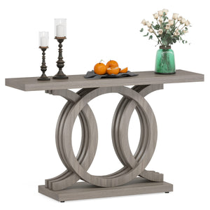 55" Geometric Console Table