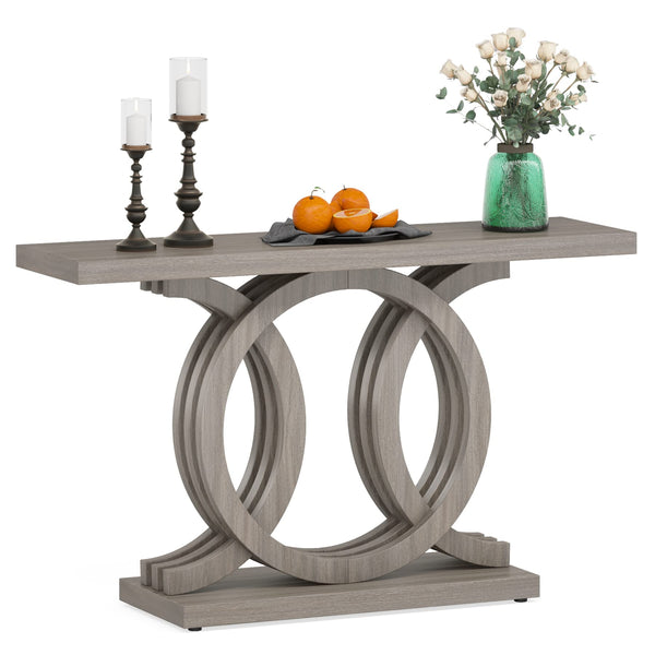 55" Geometric Console Table