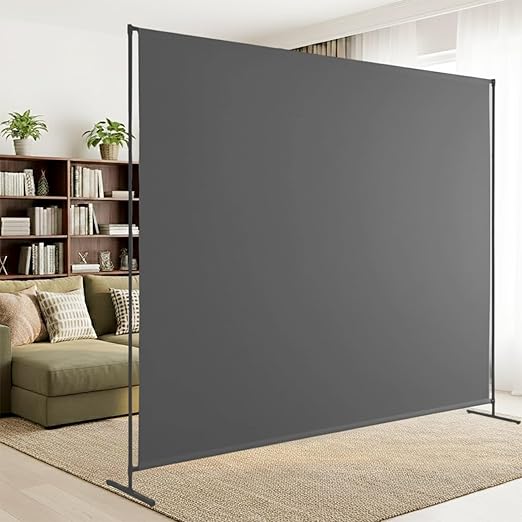 Room Divider Single Panel Privacy Screen – Freestanding Partition Wall