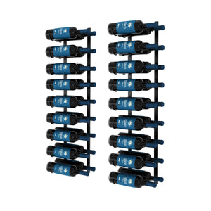 Wall Mounted Wine Rack – 36 Bottle Capacity, 2-Piece Set