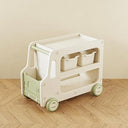 Kids Toy Storage Organizer with Bins & Bookshelf, 2-Layer Cabinet