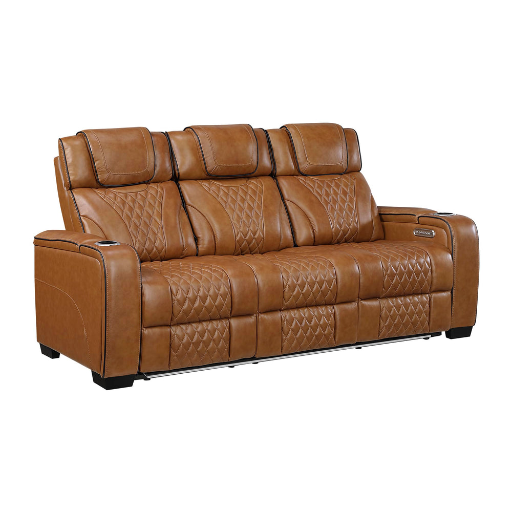 Power Reclining Sofa with Heat, Massage & Wireless Charging