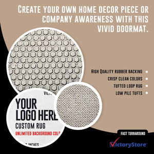 Custom Full-Color Printed Doormat 24x36 Inches