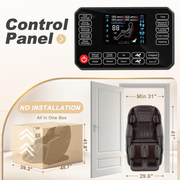 3D SL-Track Zero Gravity Massage Chair