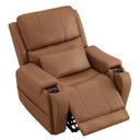 Power Lift Recliner Chair with Heat and Massage – Genuine Leather