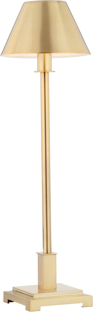 26" Modern LED Table Lamp with Metal Empire Shade