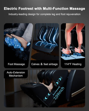 Full Body Massage Chair with SL Track & Zero Gravity