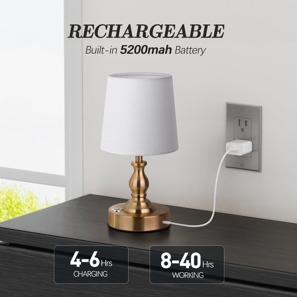 Cordless Rechargeable LED Table Lamp