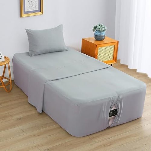Air Mattress Sheet Set – Deep Pocket Fitted Sheet with Inflation Opening