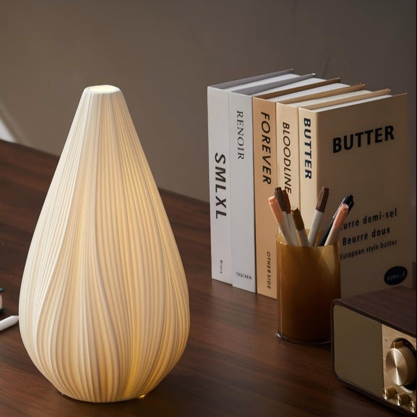 Ceramic Table Lamp – Dimmable, Handcrafted, Warm Ambient Light