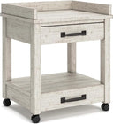 Printer Stand with Drawers, Shelves, Outlets & USB Ports