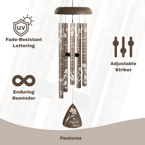 Angels' Arms Memorial Wind Chime – Outdoor Bereavement Decor