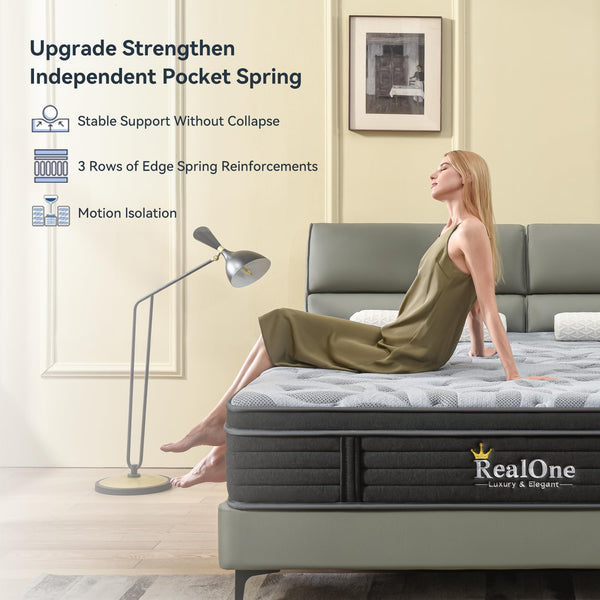 10-Inch Hybrid Mattress – Full, Medium Firm