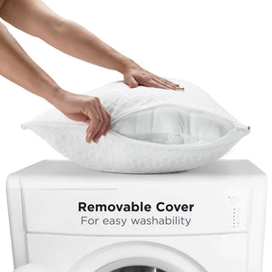 Adjustable Allergen-Barrier Pillow 2-Pack – Standard/Queen