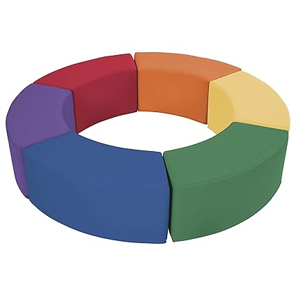 Kids Soft Modular Seating Set 6-Piece