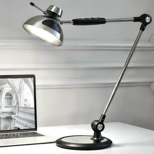 LED Swing Arm Desk Lamp with Gesture & Touch Control