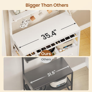 6-Tier Baker's Rack with Power Outlets & LED Lights