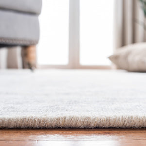 Vintage Distressed Runner Rug 2'3" x 9' – Grey & Ivory