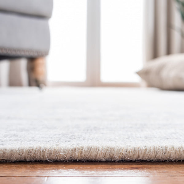 Vintage Distressed Runner Rug 2'3" x 9' – Grey & Ivory