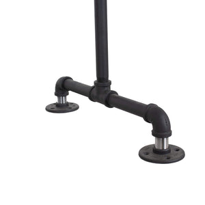 Industrial Pipe Double Rail Clothing Rack