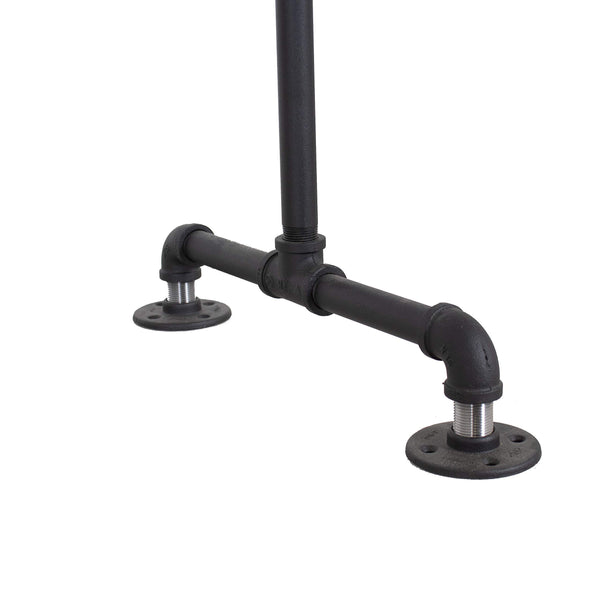 Industrial Pipe Double Rail Clothing Rack