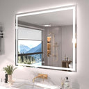48"x40" LED Bathroom Mirror with RGB Backlit, Anti-Fog & Dimmer