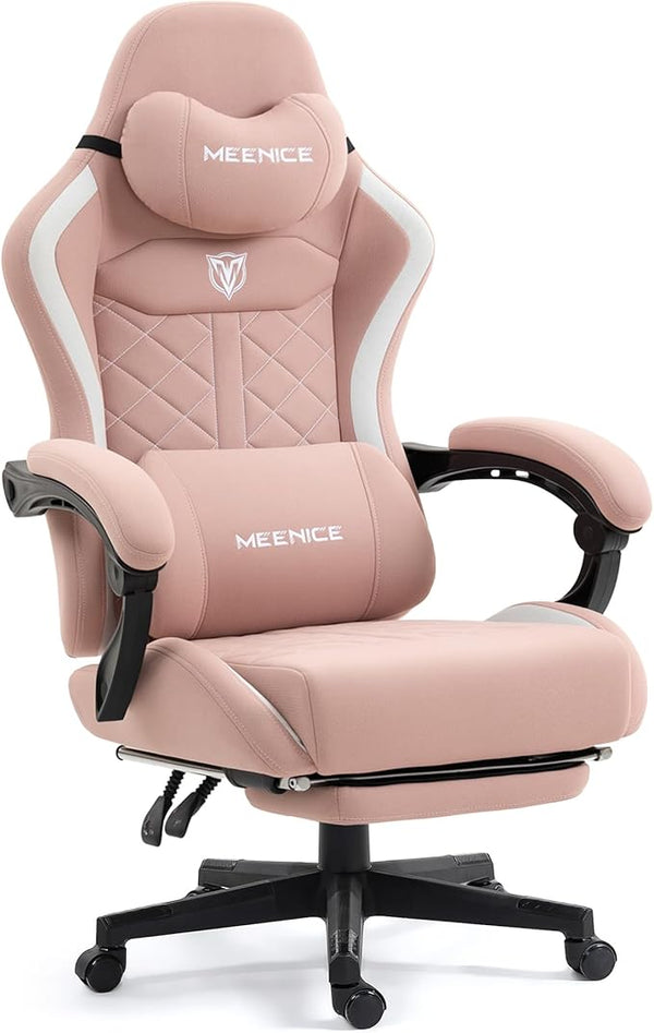 Big & Tall Gaming Chair with Pocket Spring & Massage Lumbar