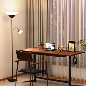 Torchiere Floor Lamp with Reading Light