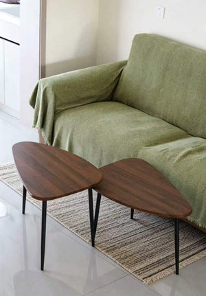 Oval Nesting Coffee Table Set