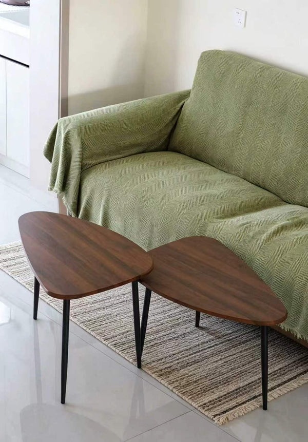 Oval Nesting Coffee Table Set