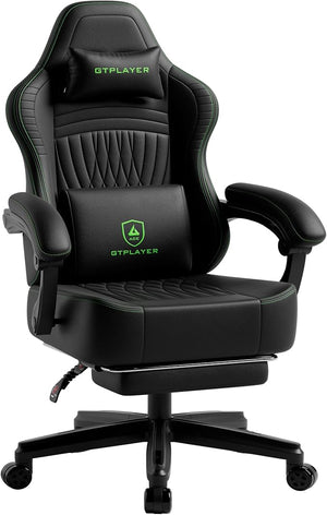 Big and Tall Gaming Chair with Footrest