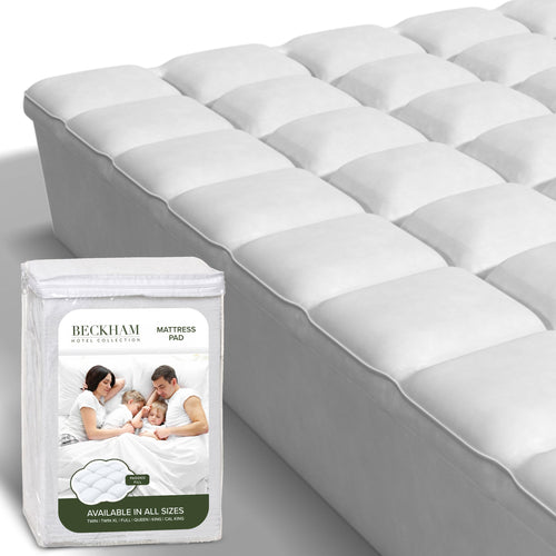 Quilted Pillow Top Mattress Pad & Protector