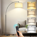 81" Arc Floor Lamp with Remote Control & Foot Switch