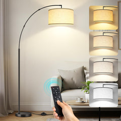 81" Arc Floor Lamp with Remote Control & Foot Switch