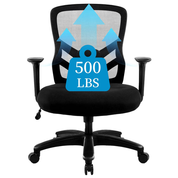 Big and Tall Ergonomic Mesh Office Chair 500 lbs