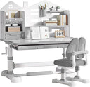Kids Height-Adjustable Desk and Chair Set