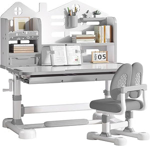 Kids Height-Adjustable Desk and Chair Set