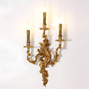 Brass Wall Sconce Mid Century Art Deco Candlestick Light