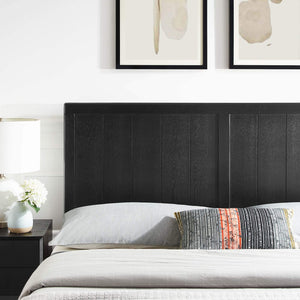 Full Wood Headboard – Black