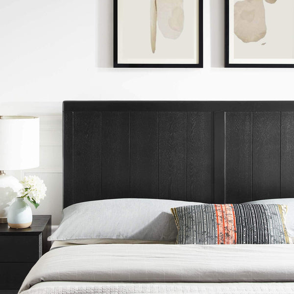 Full Wood Headboard – Black