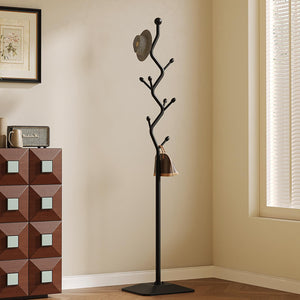 Metal Coat Rack with 8 Hooks – Tree Branch Design