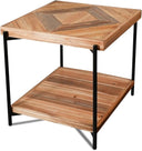 Solid Fir Wood Living Room Table Set with TV Stand
