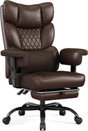 High Back Executive Office Chair with Footrest