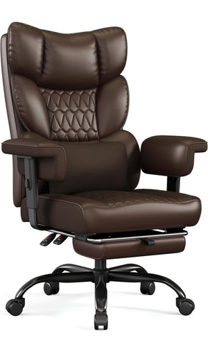 Big & Tall High-Back Executive Office Chair with Footrest