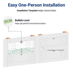 Heavy-Duty Perforated Wall Shelf with 1400 lbs Capacity